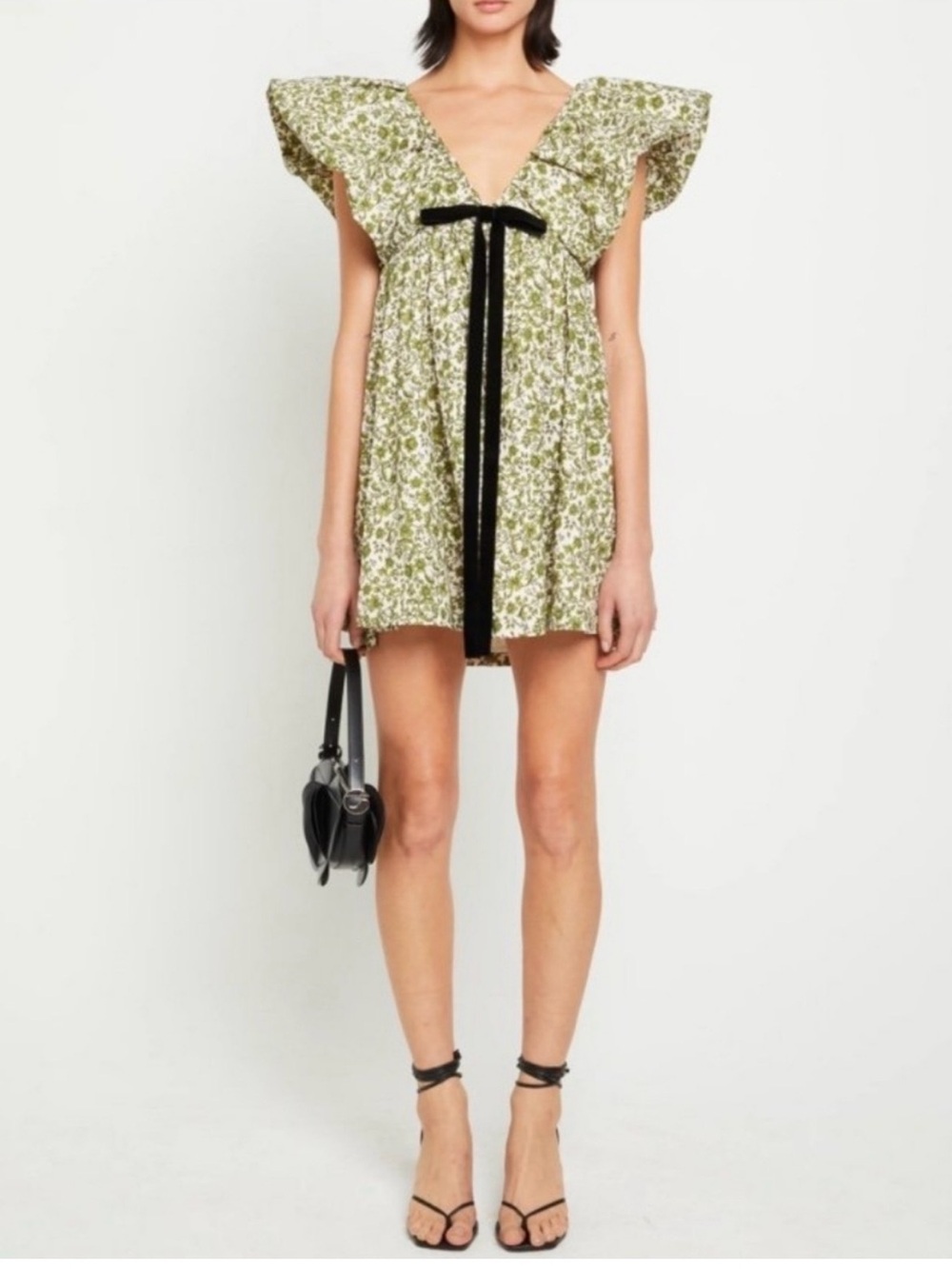 O.P.T. Didi Dress in Olive Floral